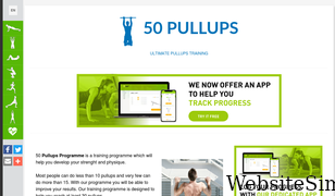 50pullups.com Screenshot