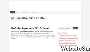 5ebackgrounds.com Screenshot