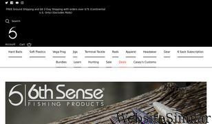 6thsensefishing.com Screenshot