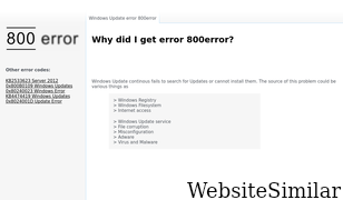 800error.com Screenshot