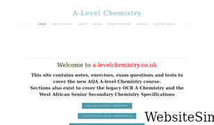 a-levelchemistry.co.uk Screenshot