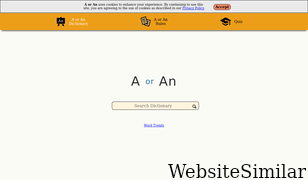 a-or-an.com Screenshot
