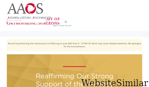 aaos.org Screenshot