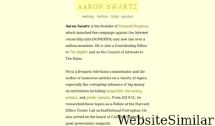 aaronsw.com Screenshot