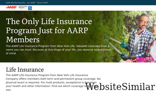 aarp-lifeinsurance.com Screenshot