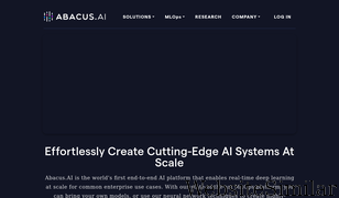 abacus.ai Screenshot