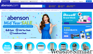 abenson.com Screenshot