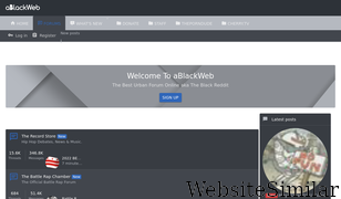 ablackweb.com Screenshot
