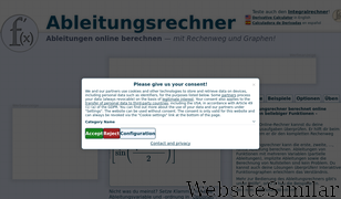 ableitungsrechner.net Screenshot