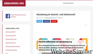abmahnung.org Screenshot