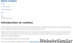 aboutcookies.org.uk Screenshot