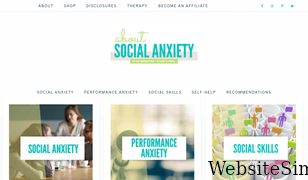 aboutsocialanxiety.com Screenshot