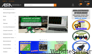 abra-electronics.com Screenshot
