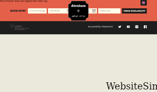 abrahamhostels.com Screenshot