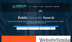 absolutepeoplesearch.com Screenshot