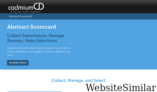 abstractscorecard.com Screenshot