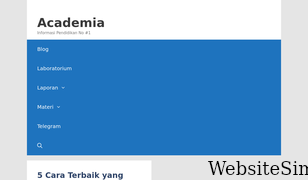 academia.co.id Screenshot