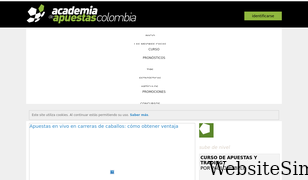 academiadeapuestascolombia.com Screenshot