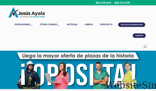 academiajesusayala.com Screenshot