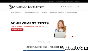 academicexcellence.com Screenshot
