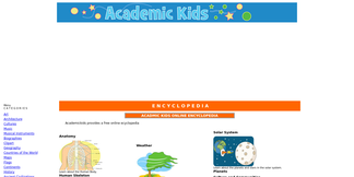 academickids.com Screenshot