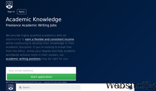academicknowledge.com Screenshot
