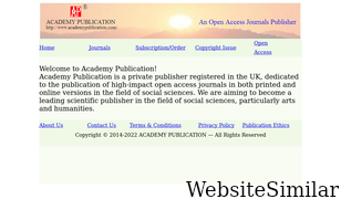 academypublication.com Screenshot