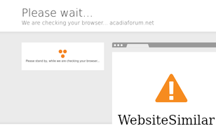acadiaforum.net Screenshot