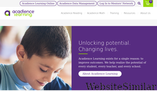 acadiencelearning.org Screenshot