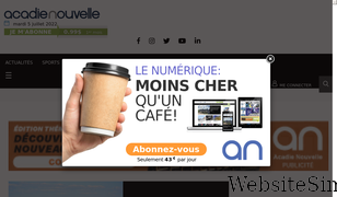acadienouvelle.com Screenshot