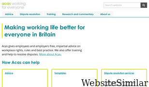 acas.org.uk Screenshot