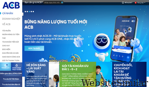 acb.com.vn Screenshot