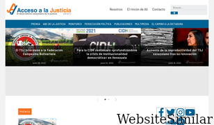 accesoalajusticia.org Screenshot
