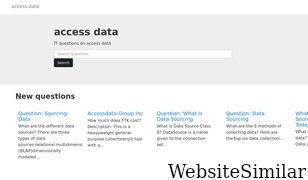 accessdatas.com Screenshot