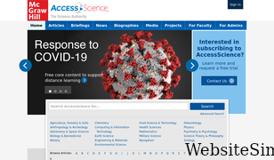 accessscience.com Screenshot