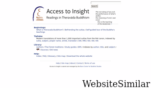 accesstoinsight.org Screenshot
