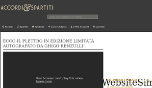 accordiespartiti.it Screenshot