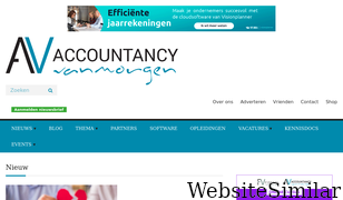 accountancyvanmorgen.nl Screenshot