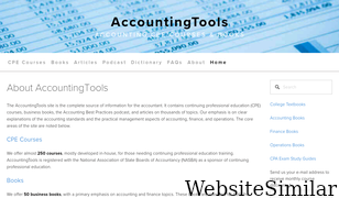 accountingtools.com Screenshot