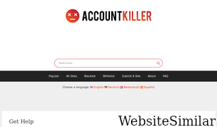 accountkiller.com Screenshot