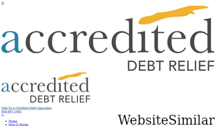 accrediteddebtrelief.com Screenshot