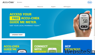 accu-chek.com.au Screenshot
