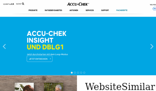 accu-chek.de Screenshot