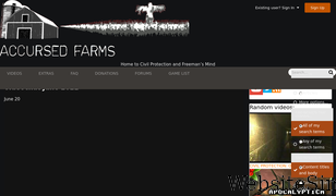 accursedfarms.com Screenshot