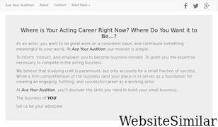 ace-your-audition.com Screenshot
