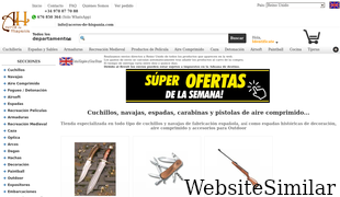 aceros-de-hispania.com Screenshot