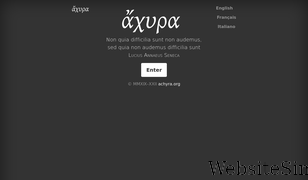achyra.org Screenshot