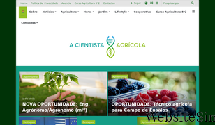 acientistaagricola.pt Screenshot