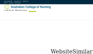 acn.edu.au Screenshot