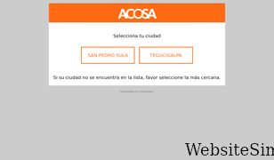 acosa.com.hn Screenshot